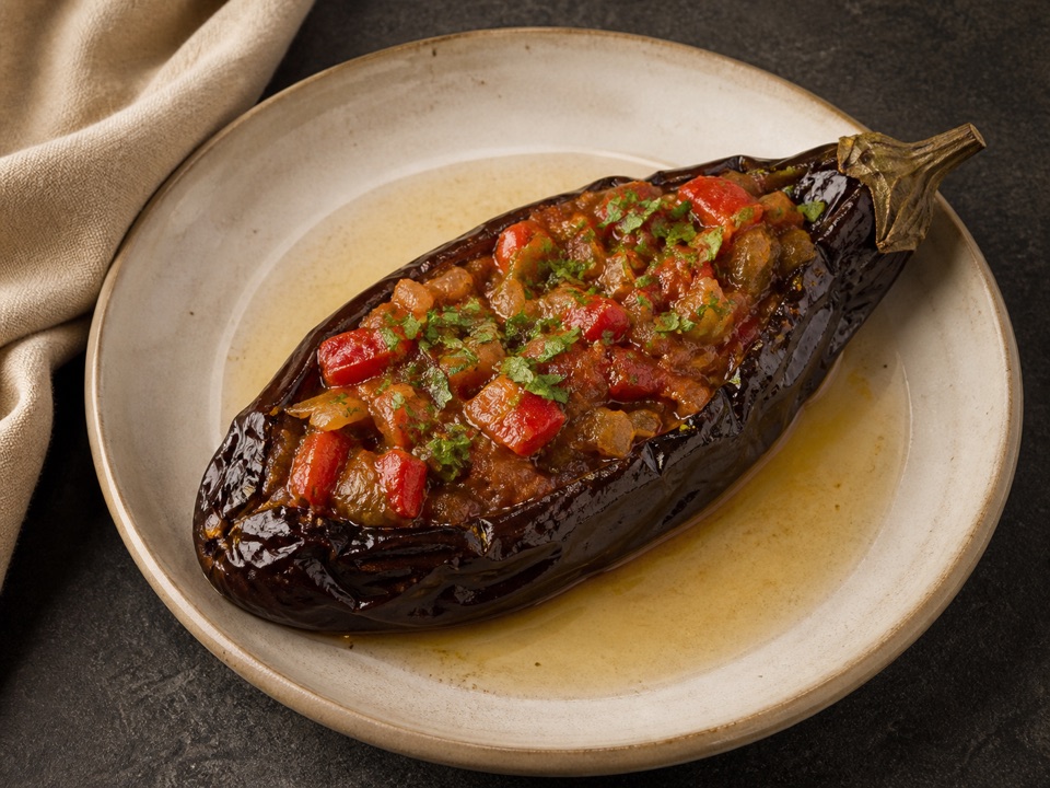 Aubergine farcie — spécialité Maison Erevan
