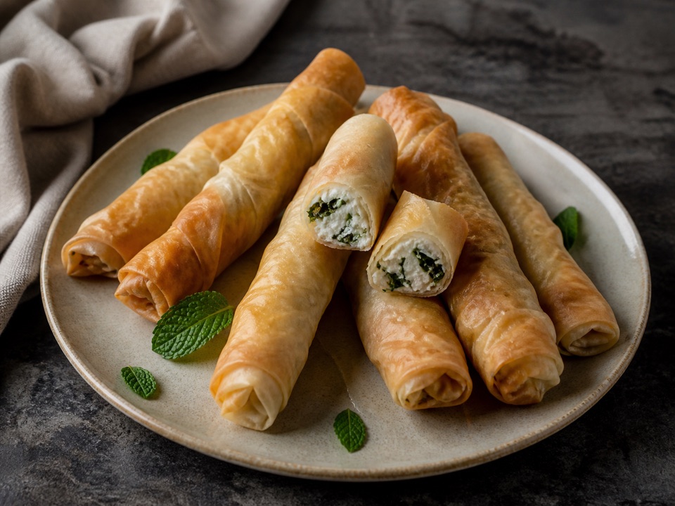 Cigare fromage-menthe — spécialité Maison Erevan